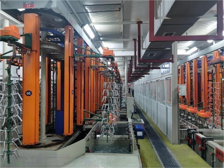 Vertical lifting hanging plating equipment line,hanging plating equipment manufacturer