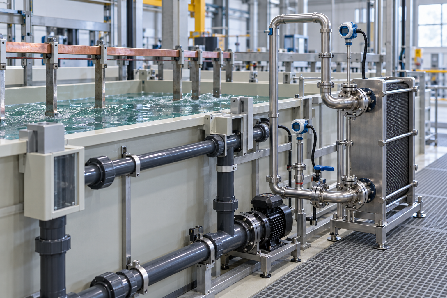 Heating and Cooling Capacity for Electroplating Tanks