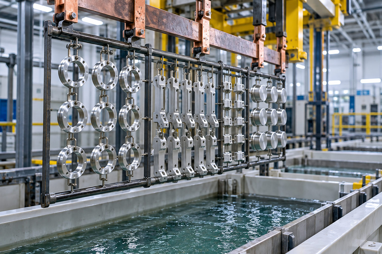 Rack Contact Design for Stable Current Distribution in Electroplating